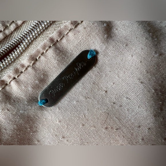 Free People Carmel Tan Lace Tote Bag Purse Boho Cottagecore Lagenlook - Picture 16 of 16